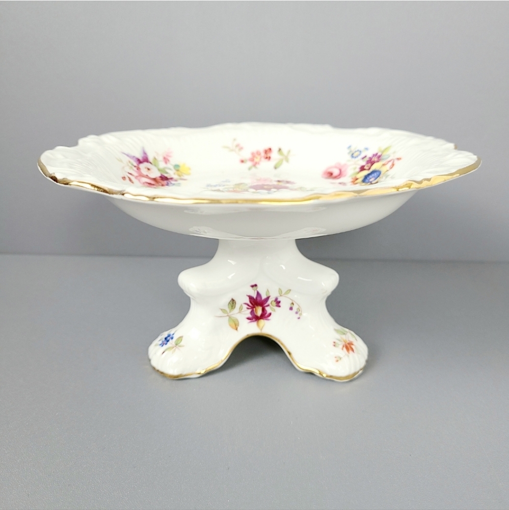 Hammersley & Co Made in England Fine Bone China Footed Candy Dish